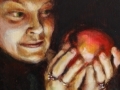 The Evil Queen prepares the poisoned apple